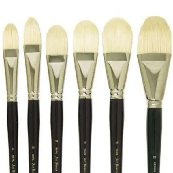 Art Basics 103 Hog Bristle Filbert Brush - Little Painter Art | Exploring the Endless Possibilities of Art Best