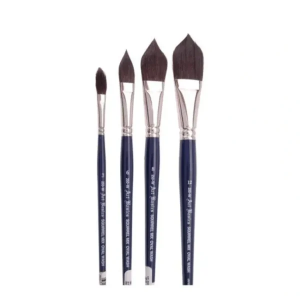 Art Basics 250W Art Basics Squirrelon Oval Wash Brush - Little Painter Art | Exploring the Endless Possibilities of Art New