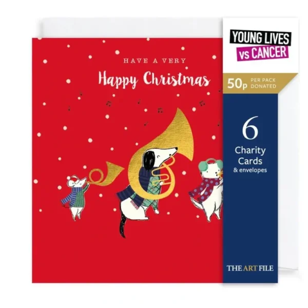 Art File Charity Christmas Cards 6pk - Frank & Friends - Little Painter Art | Exploring the Endless Possibilities of Art Hot