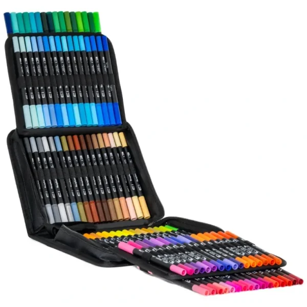ARTessentials Dual-Tip Watercolour Brush Pens - Set of 100 - Little Painter Art | Exploring the Endless Possibilities of Art Cheap