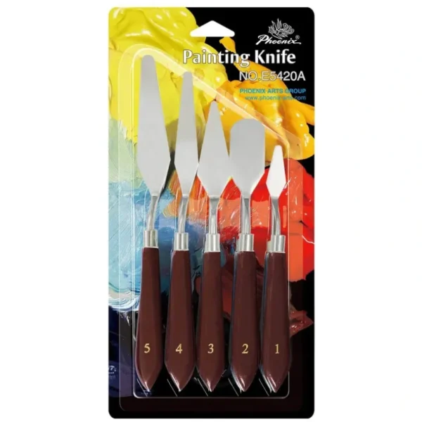 ARTessentials Palette Knife Set for Oils and Acrylics - 5 Piece - Little Painter Art | Exploring the Endless Possibilities of Art Hot