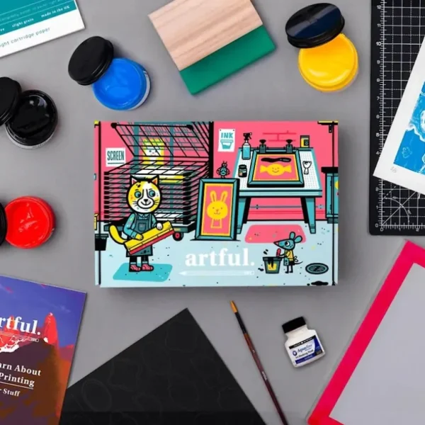 Artful: Let's Learn Screen Printing Starter Box - Little Painter Art | Exploring the Endless Possibilities of Art Store