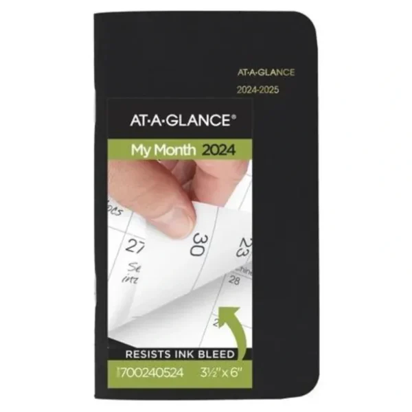 At-A-Glance 2024-2025 Agenda - Two-Year Monthly, Black Pocket - Little Painter Art | Exploring the Endless Possibilities of Art Flash Sale
