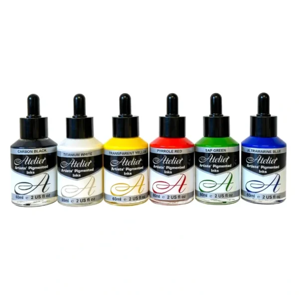 Atelier Artists' Pigmented Acrylic Ink 60ml - Little Painter Art | Exploring the Endless Possibilities of Art Store
