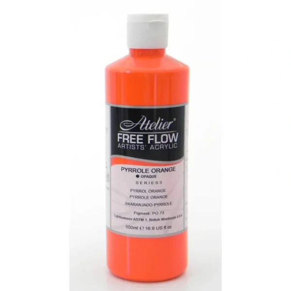 Atelier Free Flow Artists' Acrylic Paint 500ml - Little Painter Art | Exploring the Endless Possibilities of Art New