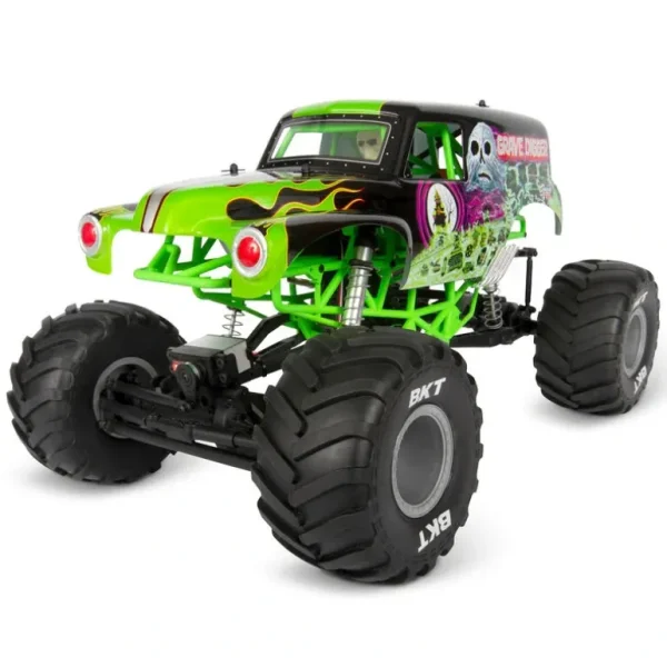 Axial 1/10 SMT10 Grave Digger 4WD Brushed Monster Truck RTR - Little Painter Art | Exploring the Endless Possibilities of Art Cheap