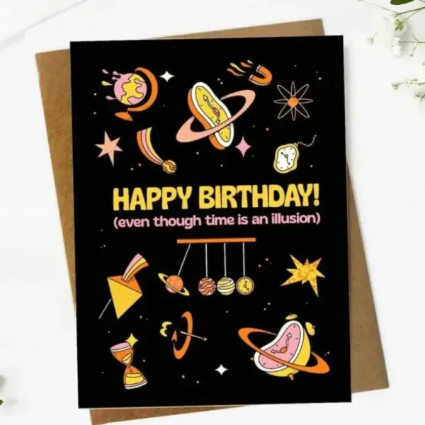 Big Moods Greeting Card - Birthday Illusion - Little Painter Art | Exploring the Endless Possibilities of Art Clearance