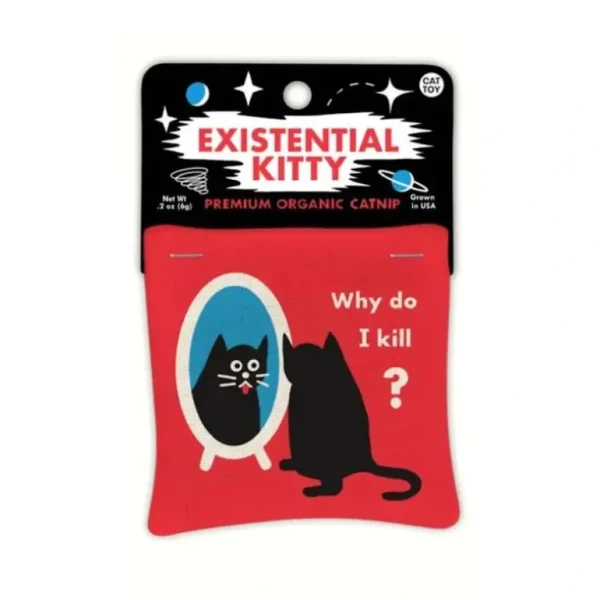 Blue Q Organic Catnip Cat Toy - Existential Kitty - Little Painter Art | Exploring the Endless Possibilities of Art Flash Sale