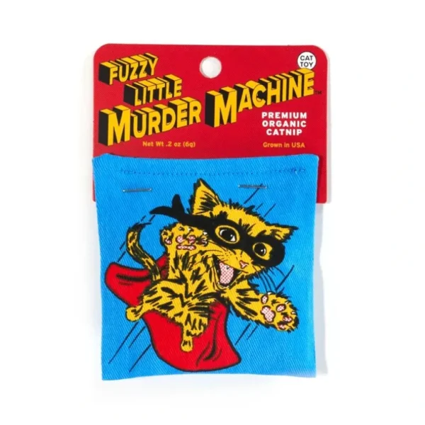 Blue Q Organic Catnip Cat Toy - Fuzzy Little Murder Machine - Little Painter Art | Exploring the Endless Possibilities of Art Outlet