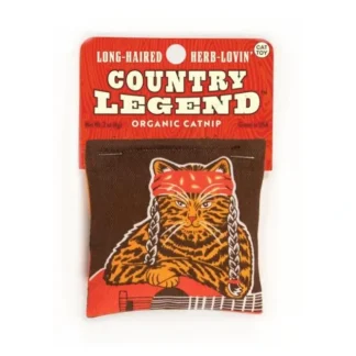 Blue Q Organic Catnip Cat Toy - Long-Haired Herb-Lovin' Country Legend - Little Painter Art | Exploring the Endless Possibilities of Art Store