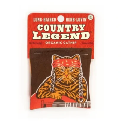 Blue Q Organic Catnip Cat Toy - Long-Haired Herb-Lovin' Country Legend - Little Painter Art | Exploring the Endless Possibilities of Art Store