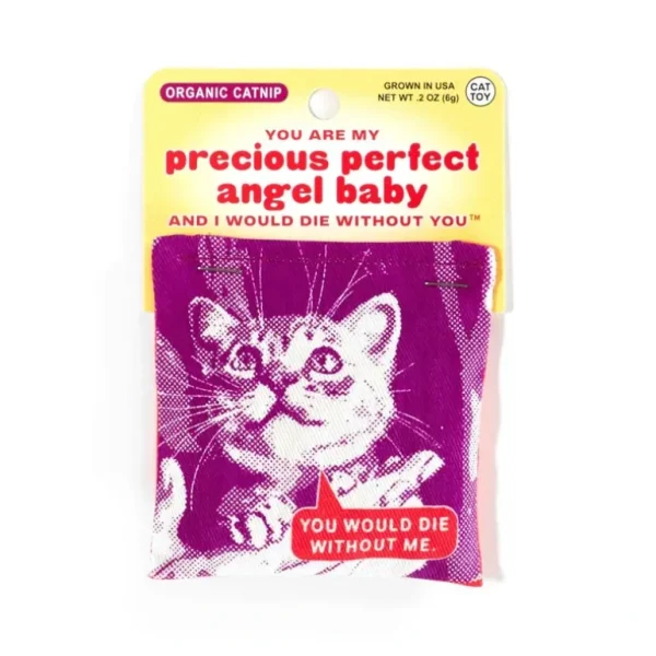 Blue Q Organic Catnip Cat Toy - Precious Perfect Angel Baby - Little Painter Art | Exploring the Endless Possibilities of Art Shop