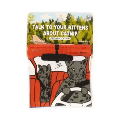 Blue Q Organic Catnip Cat Toy - Talk To Your Kittens About Catnip - Little Painter Art | Exploring the Endless Possibilities of Art Online