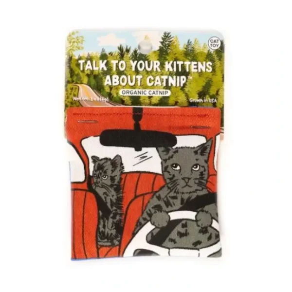 Blue Q Organic Catnip Cat Toy - Talk To Your Kittens About Catnip - Little Painter Art | Exploring the Endless Possibilities of Art Online