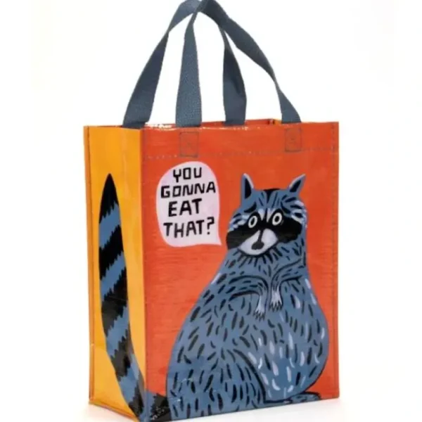 Blue Q Recycled Handy Tote Bag - You Gonna Eat That? - Little Painter Art | Exploring the Endless Possibilities of Art Cheap