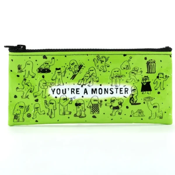 Blue Q Recycled Pencil Case - You're A Monster - Little Painter Art | Exploring the Endless Possibilities of Art Best