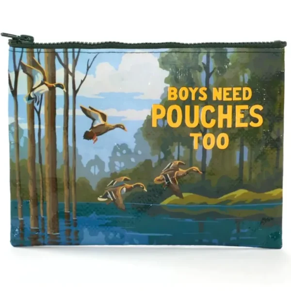 Blue Q Recycled Zipper Pouch - Boys Need Pouches Too - Little Painter Art | Exploring the Endless Possibilities of Art Cheap