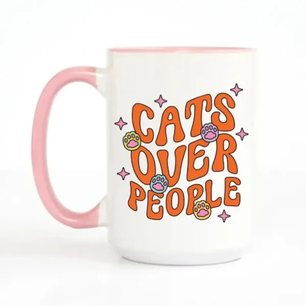 Blushed Designs Mug - Cats Over People - Little Painter Art | Exploring the Endless Possibilities of Art Hot