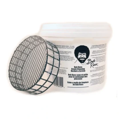 Bob Ross Brush Cleaning Bucket & Screen - Little Painter Art | Exploring the Endless Possibilities of Art Flash Sale