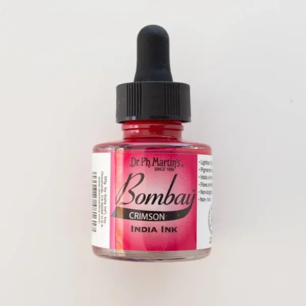 Bombay Ink Dr. Ph. Martin's Crimson - Little Painter Art | Exploring the Endless Possibilities of Art Discount