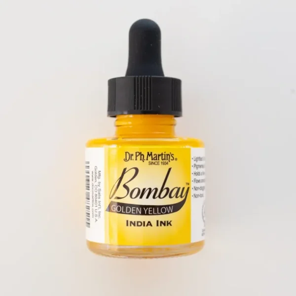 Bombay Ink Dr. Ph. Martin's Golden Yellow - Little Painter Art | Exploring the Endless Possibilities of Art Hot