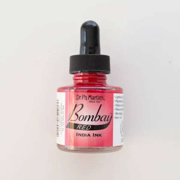 Bombay Ink Dr. Ph. Martin's Red - Little Painter Art | Exploring the Endless Possibilities of Art Cheap