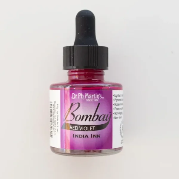 Bombay Ink Dr. Ph. Martin's Red Violet - Little Painter Art | Exploring the Endless Possibilities of Art Shop