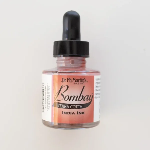 Bombay Ink Dr. Ph. Martin's Terra Cotta - Little Painter Art | Exploring the Endless Possibilities of Art Store