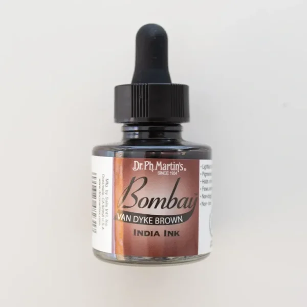 Bombay Ink Dr. Ph. Martin's Van Dyke Brown - Little Painter Art | Exploring the Endless Possibilities of Art Outlet