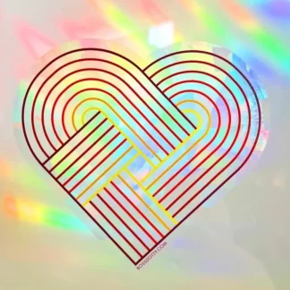 Boss Dotty Suncatcher Sticker - Heart - Little Painter Art | Exploring the Endless Possibilities of Art Clearance