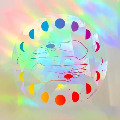 Boss Dotty Suncatcher Sticker - Moon Phases - Little Painter Art | Exploring the Endless Possibilities of Art Flash Sale