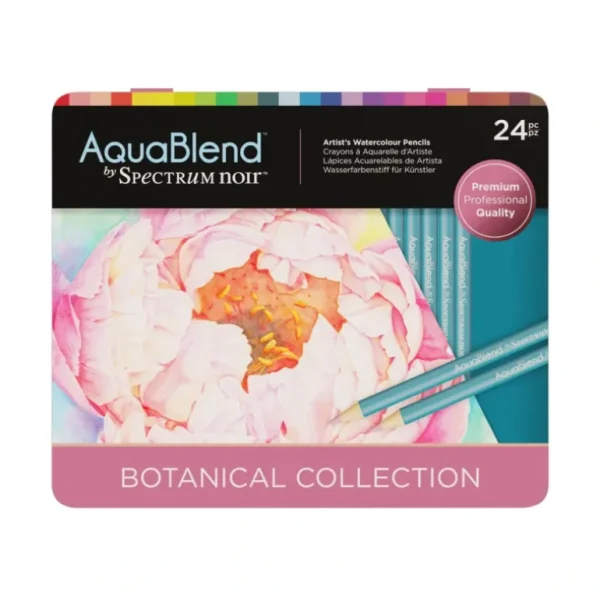 Botanical Aquablend Watercolour Pencil Set - 24 Pack - Spectrum Noir - Little Painter Art | Exploring the Endless Possibilities of Art Sale