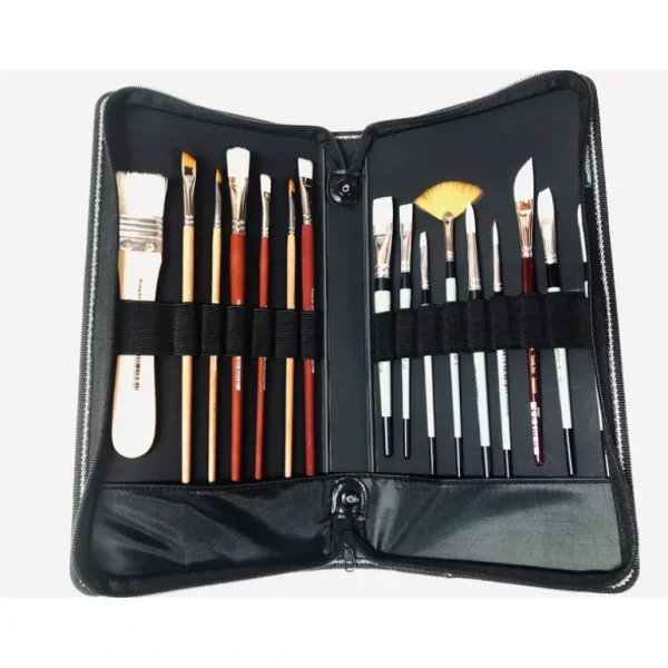 Brush Holder Case Zip Folder-15 Pockets - Little Painter Art | Exploring the Endless Possibilities of Art Cheap