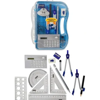 Buffalo Math Geometry Set 14pc with Calculator - Little Painter Art | Exploring the Endless Possibilities of Art Shop