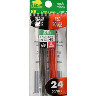 Buffalo Mechanical Pencil Leads - Red & Black - Little Painter Art | Exploring the Endless Possibilities of Art Best Sale