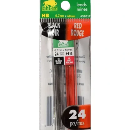 Buffalo Mechanical Pencil Leads - Red & Black - Little Painter Art | Exploring the Endless Possibilities of Art Best Sale