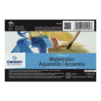 Canson Artist Series Montval Watercolour Block 4x6" - Little Painter Art | Exploring the Endless Possibilities of Art Best