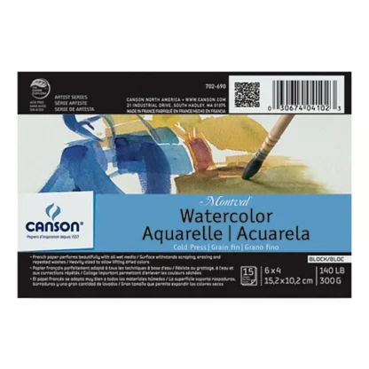 Canson Artist Series Montval Watercolour Block 4x6" - Little Painter Art | Exploring the Endless Possibilities of Art Best