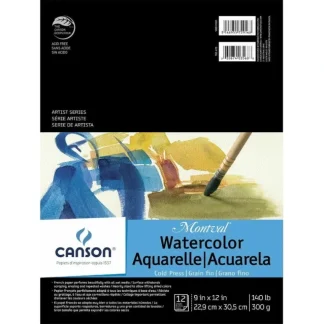 Canson Artist Series Montval Watercolour Pad 9x12" - Little Painter Art | Exploring the Endless Possibilities of Art Outlet