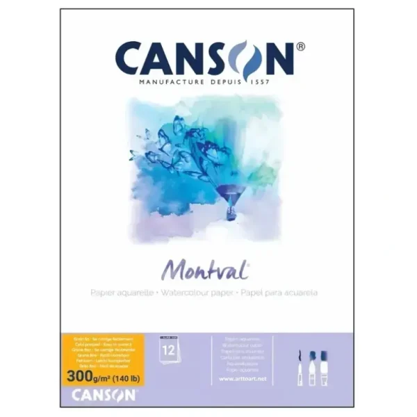 Canson Montval Watercolour Paper Pads 300gsm - Little Painter Art | Exploring the Endless Possibilities of Art Clearance