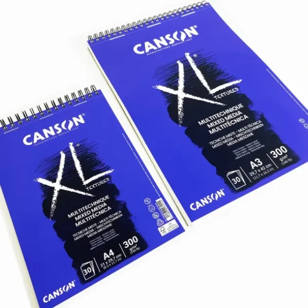 Canson XL Mixed Media Textured Spiral Pad 300gsm - Little Painter Art | Exploring the Endless Possibilities of Art Outlet
