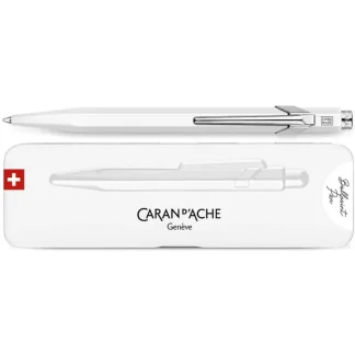 Caran d'Ache 849 Ballpoint Pen - PopLine White - Little Painter Art | Exploring the Endless Possibilities of Art Discount