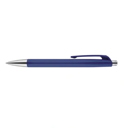 Caran d'Ache 888 Infinite Ballpoint Pen, Night Blue w/ Blue Ink - Little Painter Art | Exploring the Endless Possibilities of Art Fashion