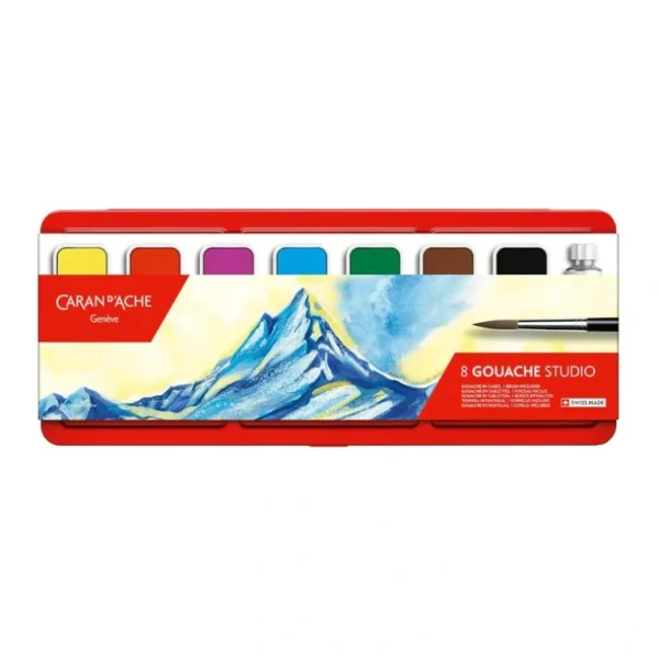 Caran d'Ache Gouache Studio Tin Set 8pk - Little Painter Art | Exploring the Endless Possibilities of Art Best