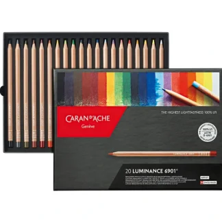 Caran d'Ache LUMINANCE 6901 Artists' Colouring Pencils - Set of 20 - Little Painter Art | Exploring the Endless Possibilities of Art Cheap