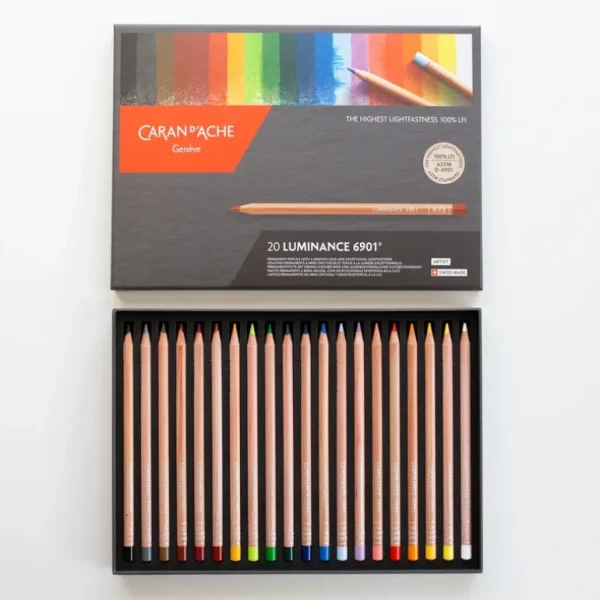 Caran d'Ache Luminance 6901 set 20 - Little Painter Art | Exploring the Endless Possibilities of Art Online