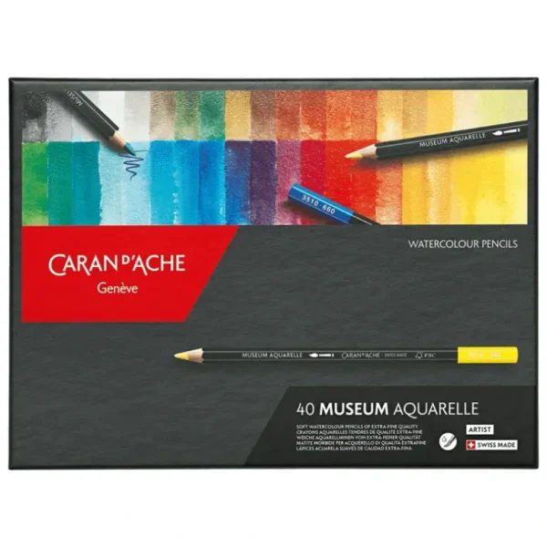 Caran d'Ache Museum Aquarelle Pencils - Set of 40 - Little Painter Art | Exploring the Endless Possibilities of Art Best Sale