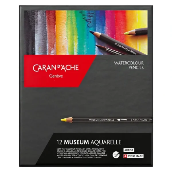 Caran d'Ache Museum Aquarelle Pencils - Set of 12 - Little Painter Art | Exploring the Endless Possibilities of Art Sale