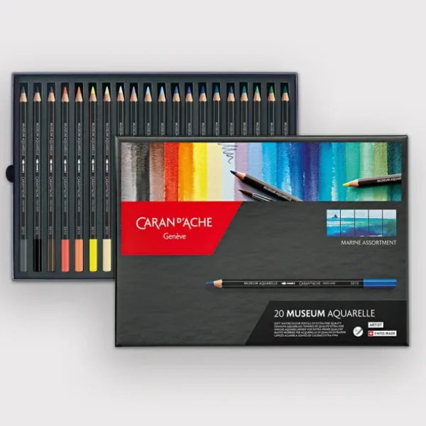 Caran d'Ache Museum Set 20 Marine - Little Painter Art | Exploring the Endless Possibilities of Art Shop
