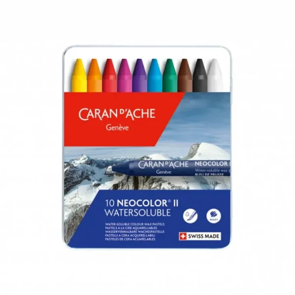 Caran d'Ache Neocolor II Watersoluble 10 Set - Little Painter Art | Exploring the Endless Possibilities of Art Hot